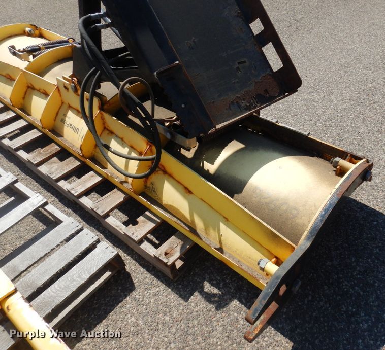 image for item AF9695 Snow Wolf  skid steer snow plow