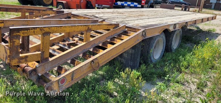 image for item DK1863 1993 CZ Engineering CZ24KT  equipment trailer