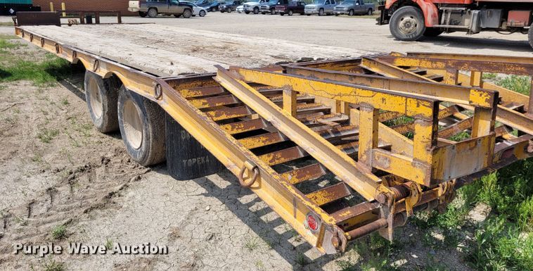 image for item DK1863 1993 CZ Engineering CZ24KT  equipment trailer