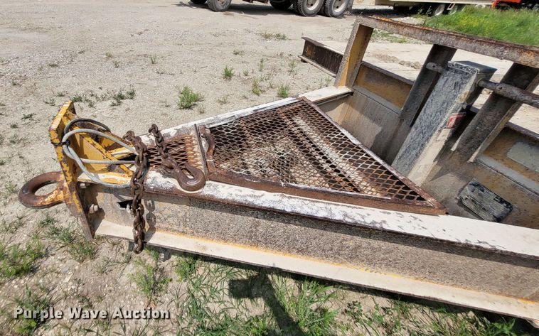 image for item DK1863 1993 CZ Engineering CZ24KT  equipment trailer