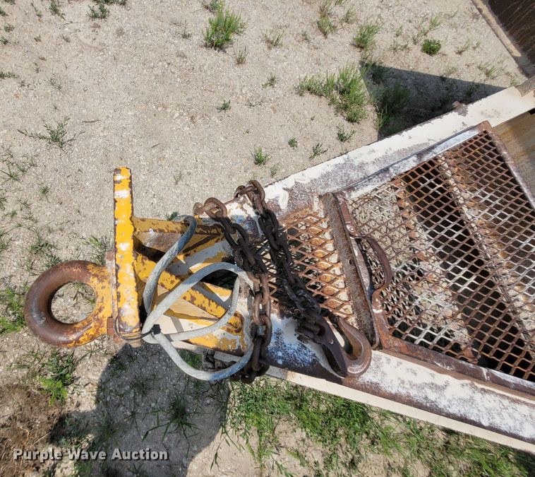 image for item DK1863 1993 CZ Engineering CZ24KT  equipment trailer