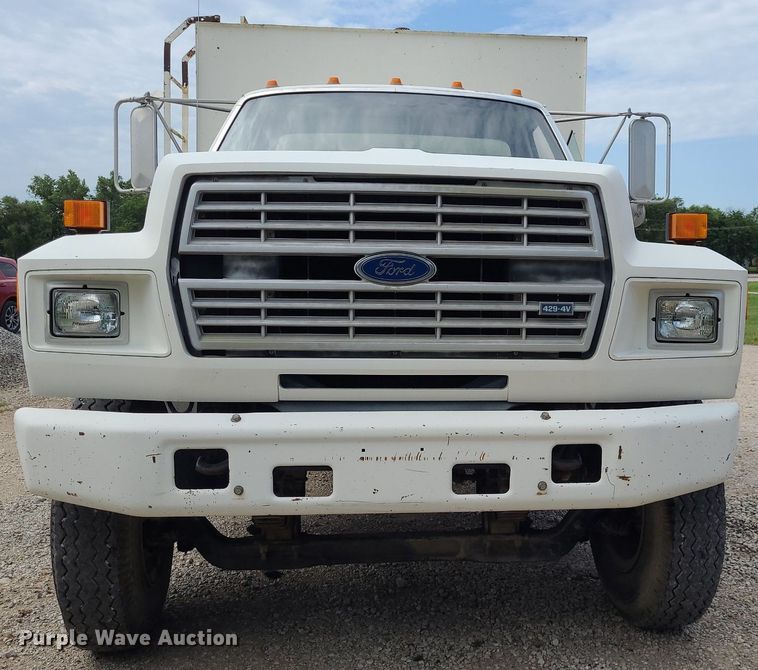 image for item DK1888 1990 Ford F800  sewer jetter truck