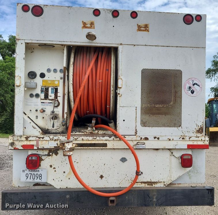 image for item DK1888 1990 Ford F800  sewer jetter truck