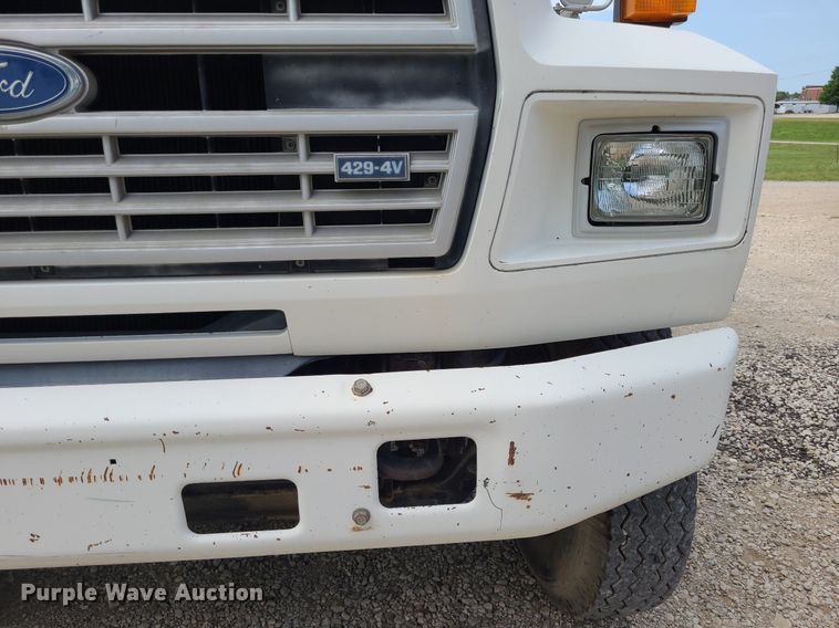 image for item DK1888 1990 Ford F800  sewer jetter truck