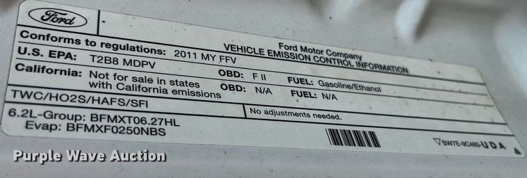 image for item DM4961 2011 Ford F350 Super Duty XL  pickup truck