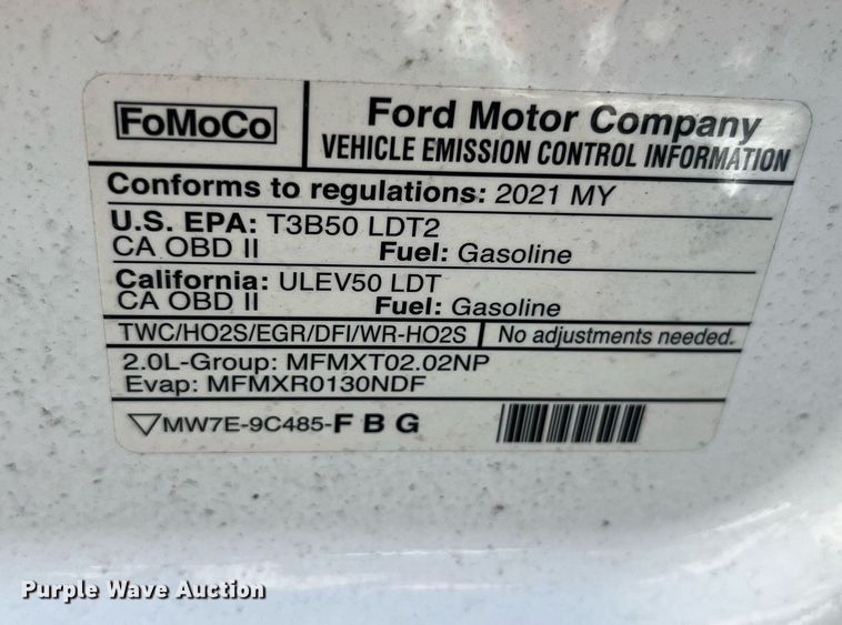image for item DM4963 2021 Ford Transit Connect  van