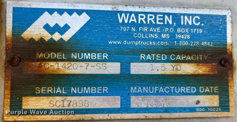 image for item DM4967 2011 Ford F350 Super Duty XL  dump bed pickup truck