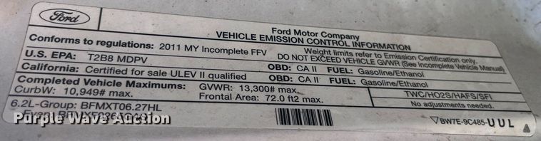 image for item DM4967 2011 Ford F350 Super Duty XL  dump bed pickup truck