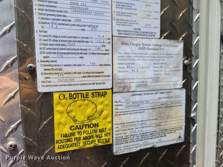 image for item DM4984 2016 Chevrolet Express G4500  ambulance