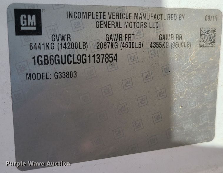 image for item DM4987 2016 Chevrolet Express G4500  ambulance