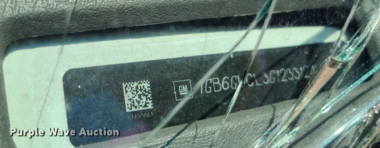 image for item DM4989 2016 Chevrolet Express G4500  ambulance