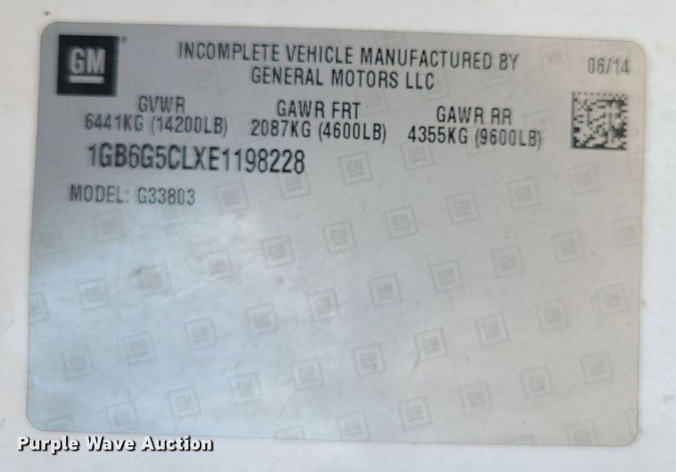 image for item DM4991 2014 Chevrolet Express G4500  ambulance