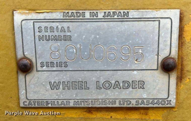 image for item DN3037 1973 Caterpillar 910  wheel loader