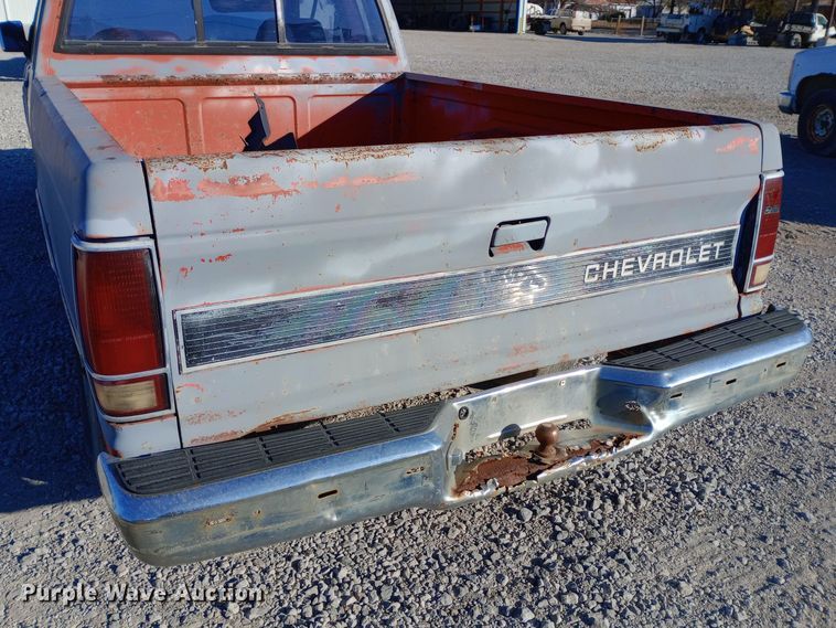 image for item DP7999 1985 Chevrolet S10  pickup truck