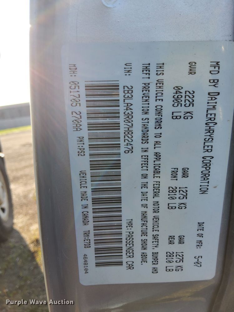 image for item DP8006 2008 Dodge Charger