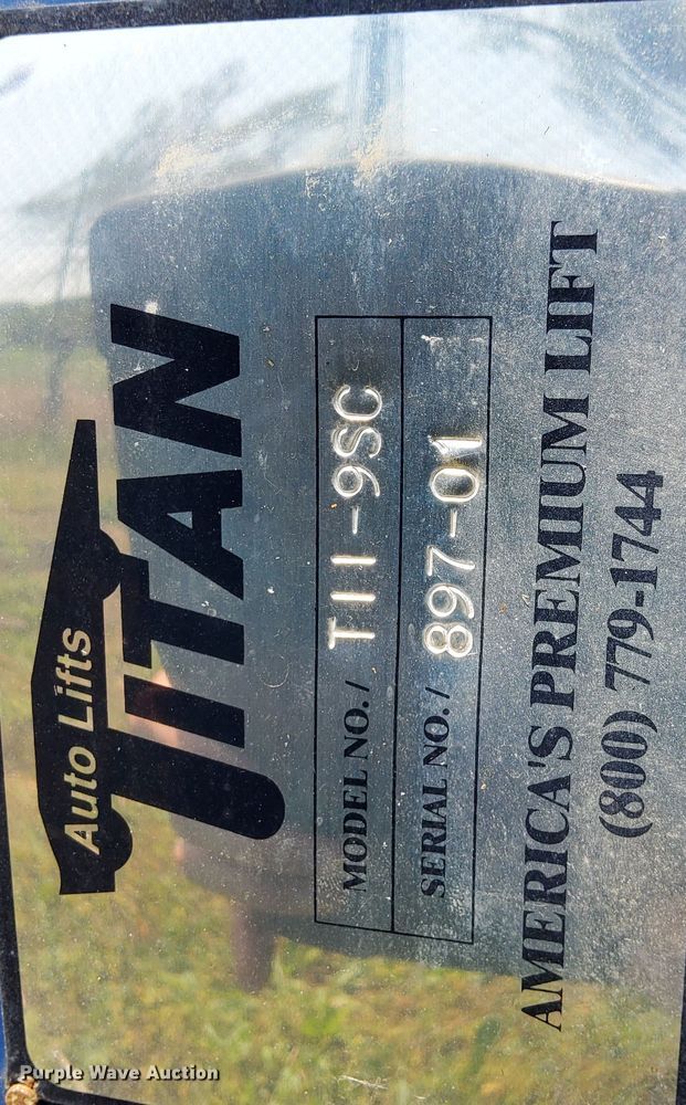 image for item DP8027 Titan Auto Lifts T11-9SC  two post automotive lift