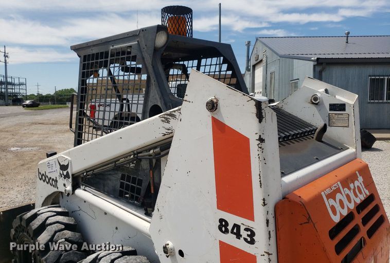 image for item DP8058 1990 Bobcat 843  skid steer loader