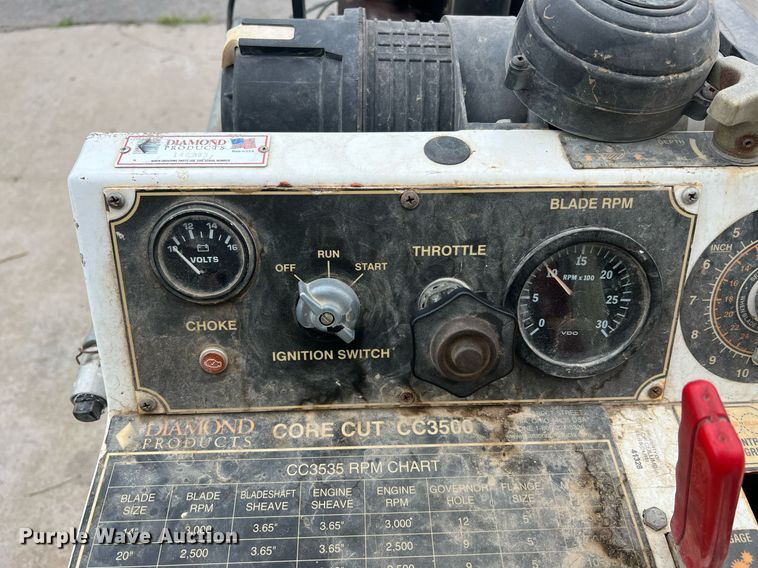 image for item II9171 Core Cut CC3500  concrete saw