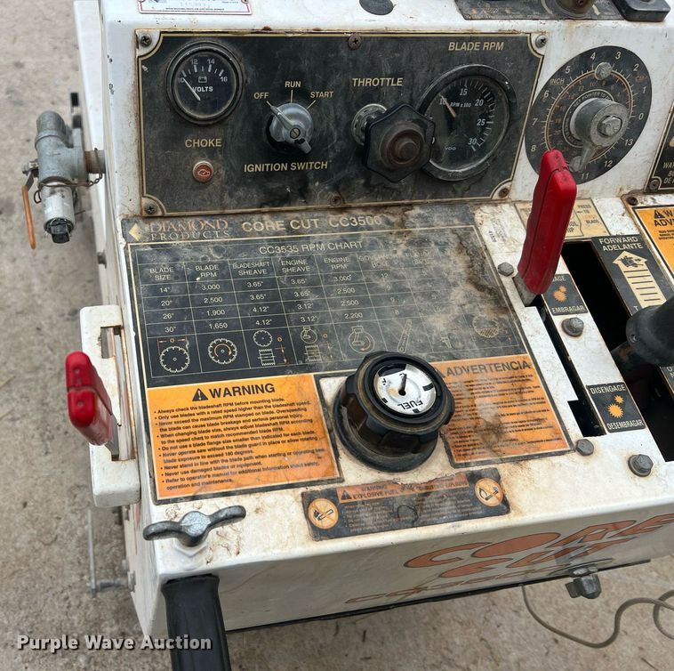 image for item II9171 Core Cut CC3500  concrete saw