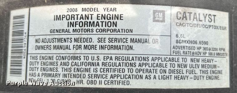 image for item II9179 2008 Chevrolet Silverado 2500HD  pickup truck