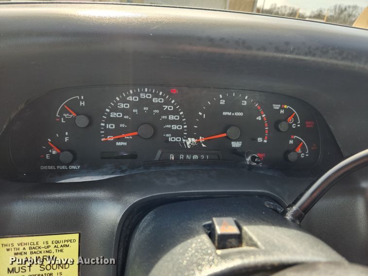 image for item JB9554 2003 Ford F350 Super Duty XL  utility bed pickup truck