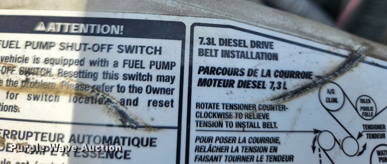 image for item JB9554 2003 Ford F350 Super Duty XL  utility bed pickup truck