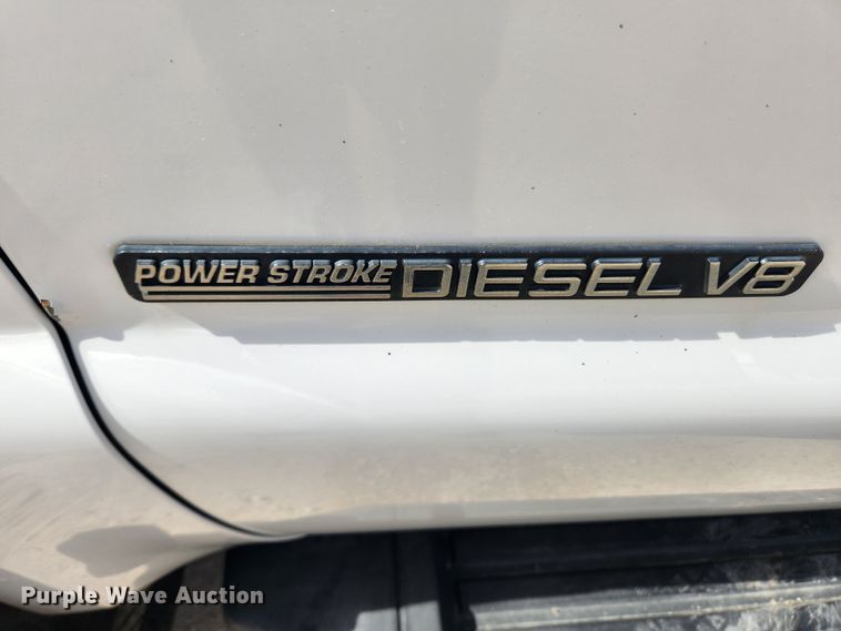 image for item JB9554 2003 Ford F350 Super Duty XL  utility bed pickup truck