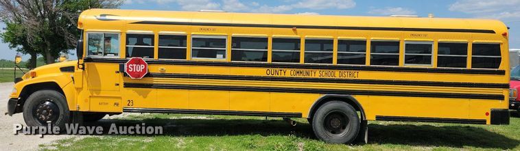 image for item JO9198 2010 Blue Bird Vision  school bus