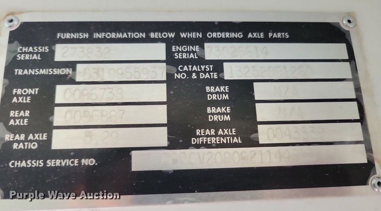 image for item JO9198 2010 Blue Bird Vision  school bus