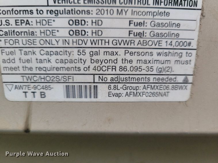 image for item JO9206 2010 Ford E450  shuttle bus