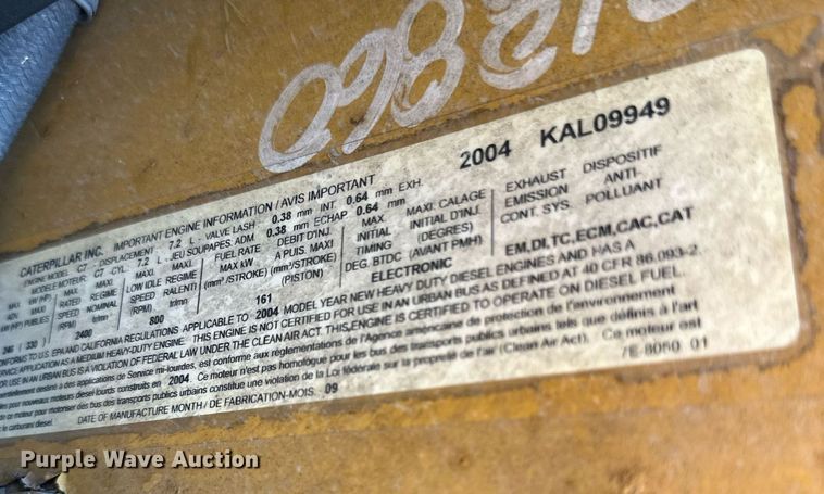 image for item KL9027 2005 Blue Bird  school bus