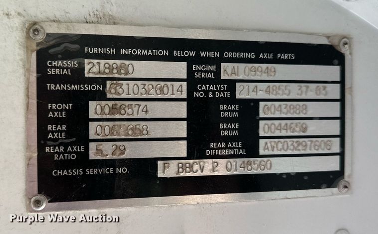 image for item KL9027 2005 Blue Bird  school bus