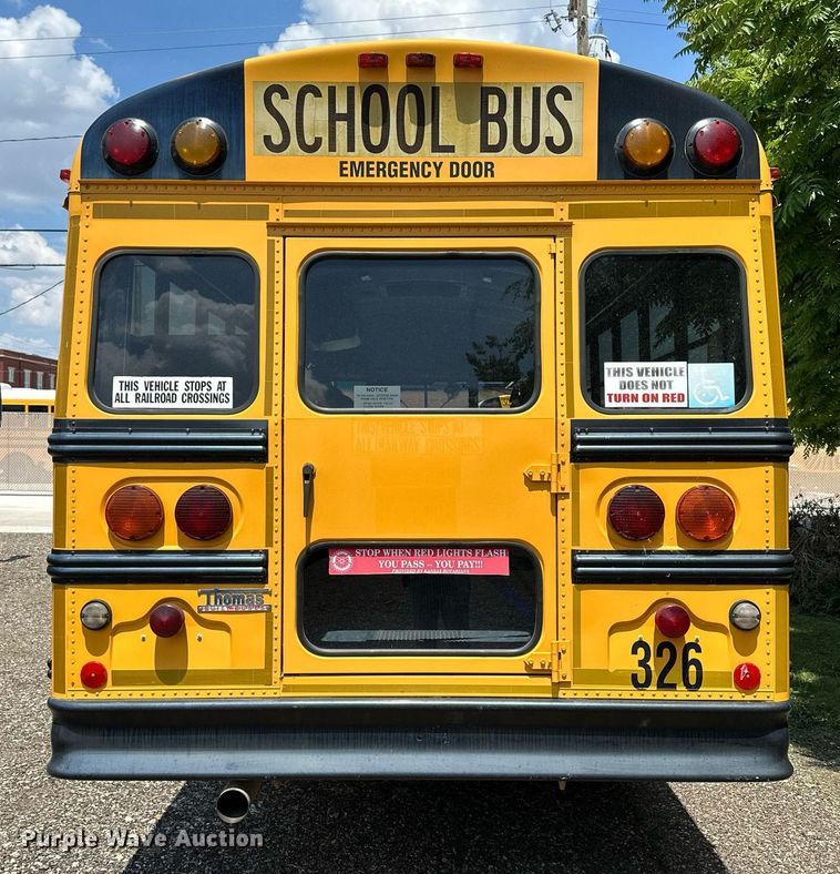 image for item KL9028 2001 Thomas Built  school bus