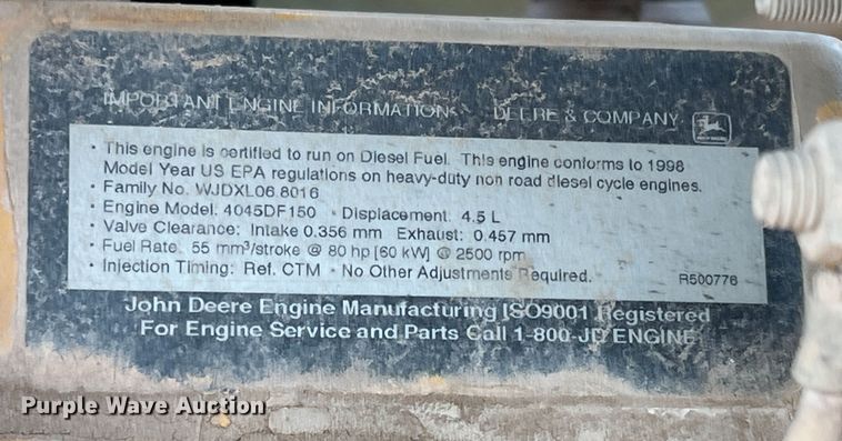 image for item LB9338 1999 Ferguson SP912  pneumatic roller