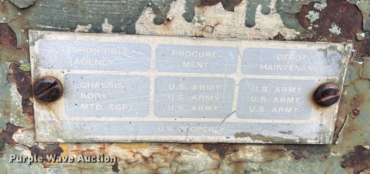 image for item LB9346 Johnson M105A2  utility trailer