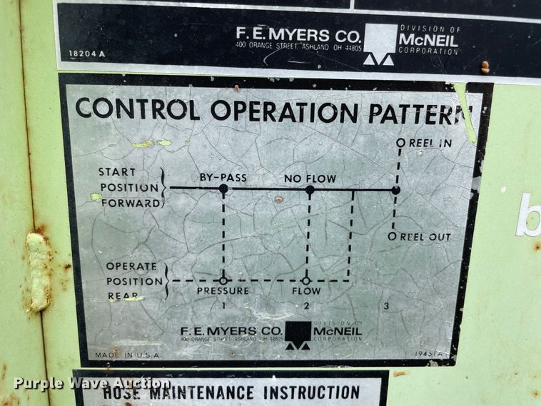 image for item LB9348 F.E Myers RJ-0635  sewer jetter trailer