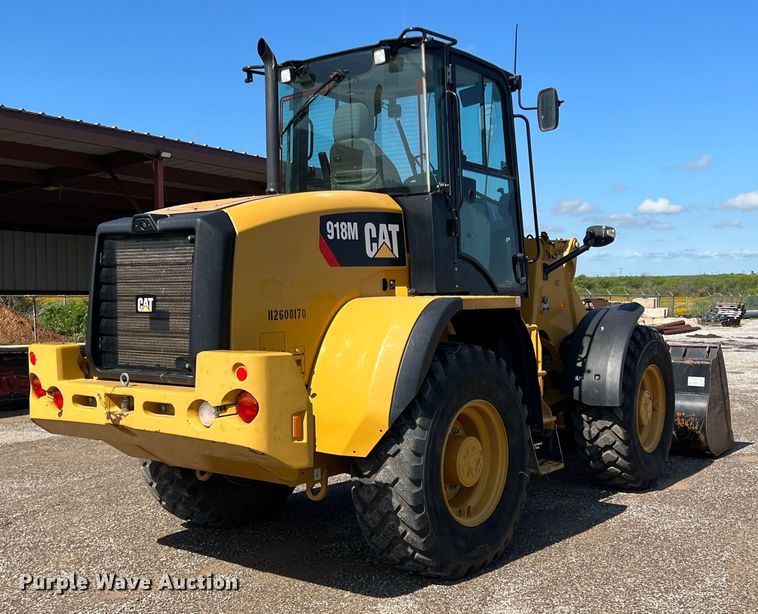 image for item LB9378 2016 Caterpillar 918M  wheel loader