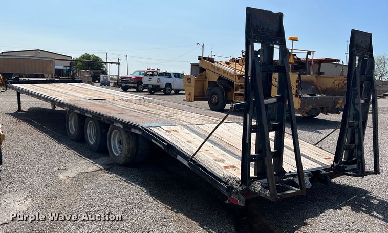 image for item LB9384 2000 Shop built  equipment trailer