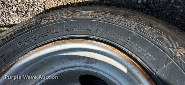 image for item LB9384 2000 Shop built  equipment trailer