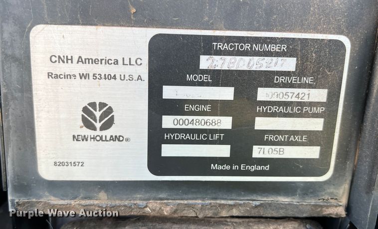 image for item LB9393 2008 New Holland T6020  tractor