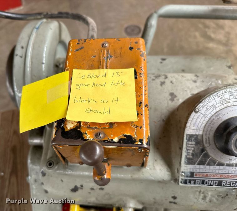 image for item LG9272 (2) LeBlond brake lathes