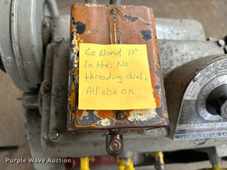 image for item LG9272 (2) LeBlond brake lathes
