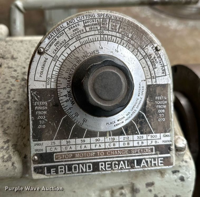 image for item LG9272 (2) LeBlond brake lathes