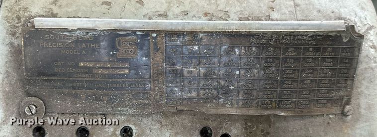 image for item LG9273 (2) Southbend lathes