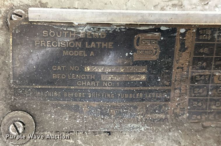 image for item LG9273 (2) Southbend lathes