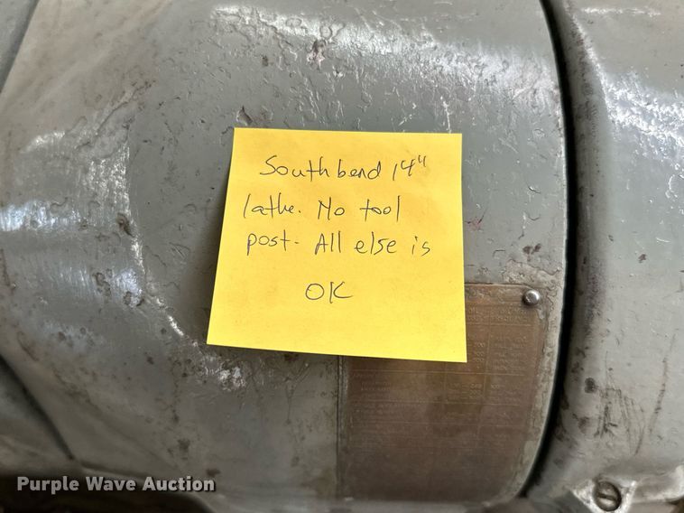 image for item LG9274 (2) Southbend lathes