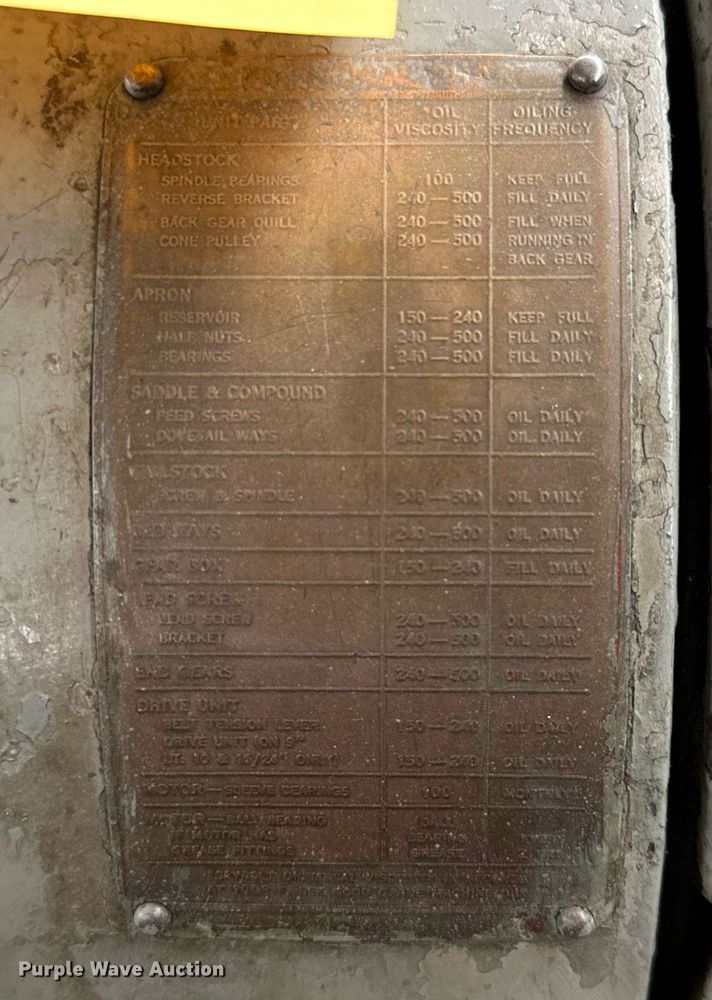 image for item LG9274 (2) Southbend lathes