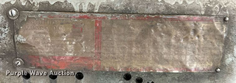 image for item LG9274 (2) Southbend lathes