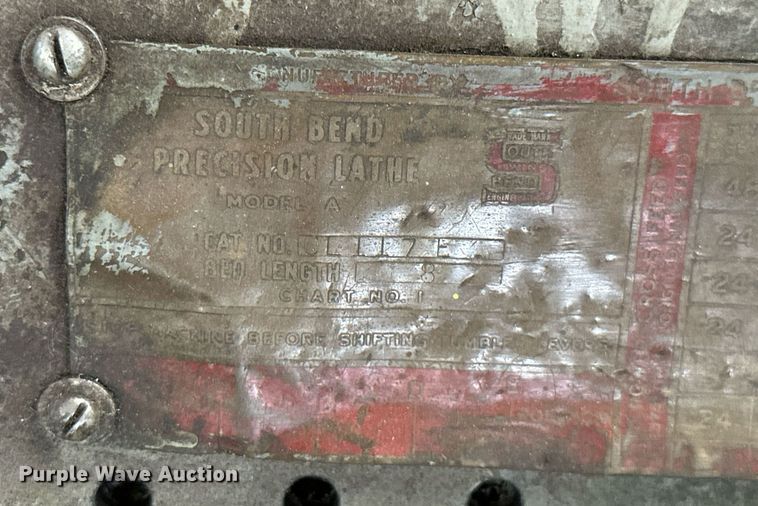 image for item LG9274 (2) Southbend lathes