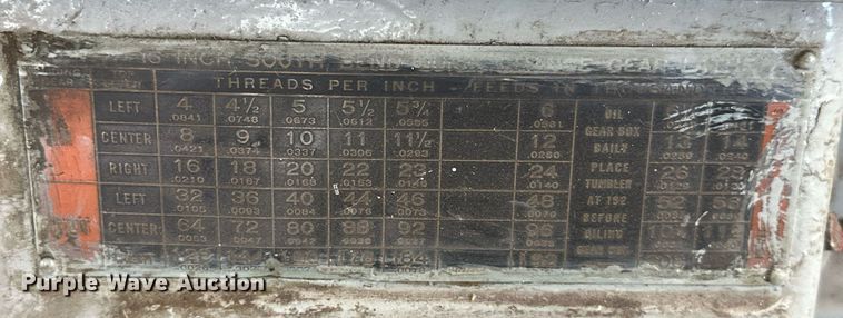 image for item LG9274 (2) Southbend lathes